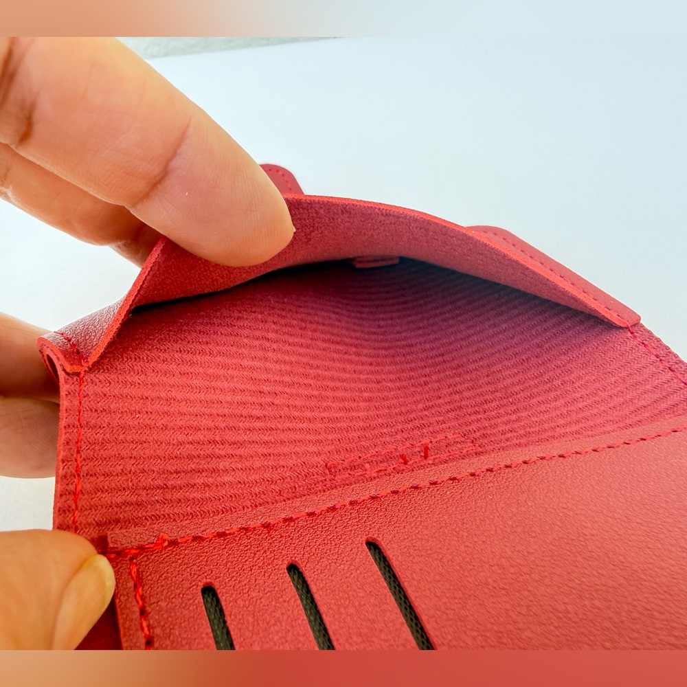 ✨ Stylish Red Women’s Wallet – Compact & Convenient! ❤️ - Unbranded - Picture 4 of 8
